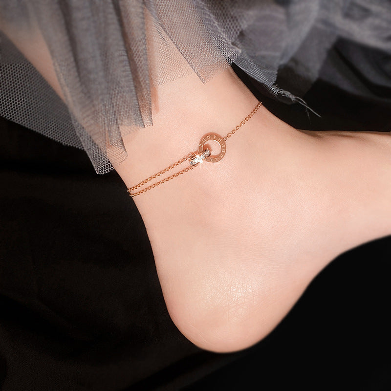 Ramona Crystal Anklet