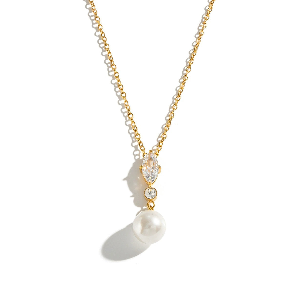 Marquise Pearl Pendant