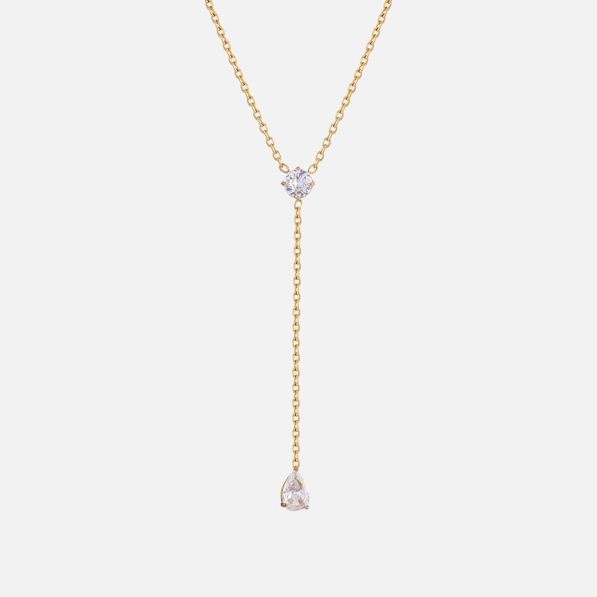 Halo Lariat Necklace