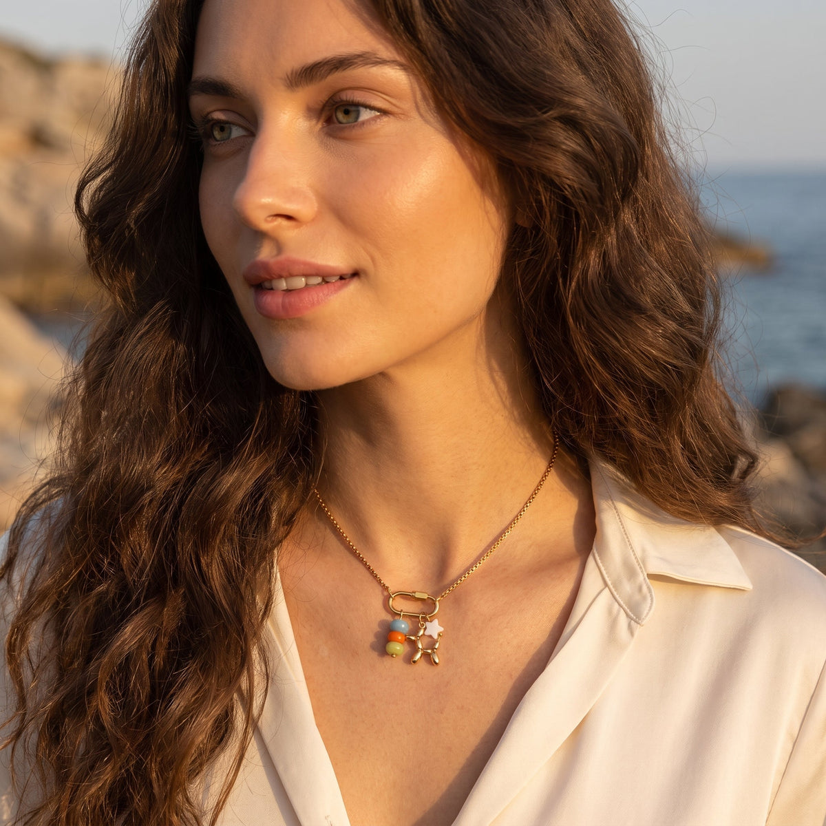 Chloe Balloon Pendant Necklace