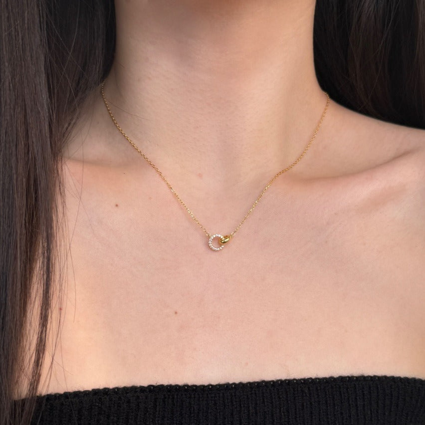 Anais Sparkle Link Necklace