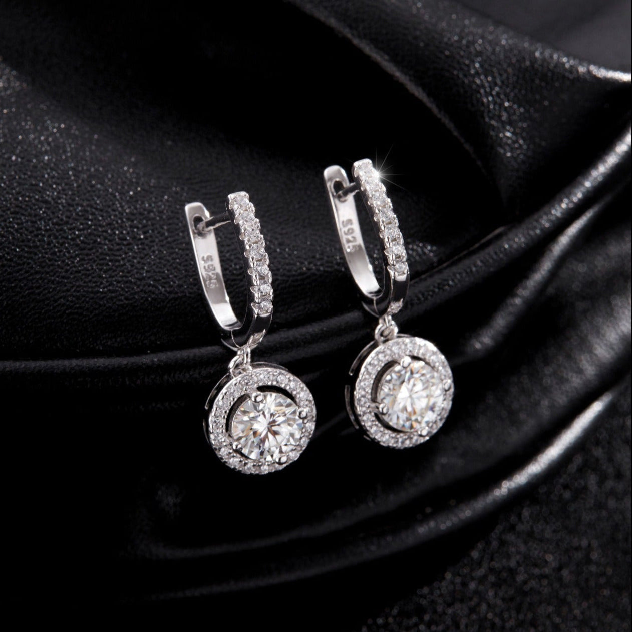 Sophie Pavé Circle Earrings
