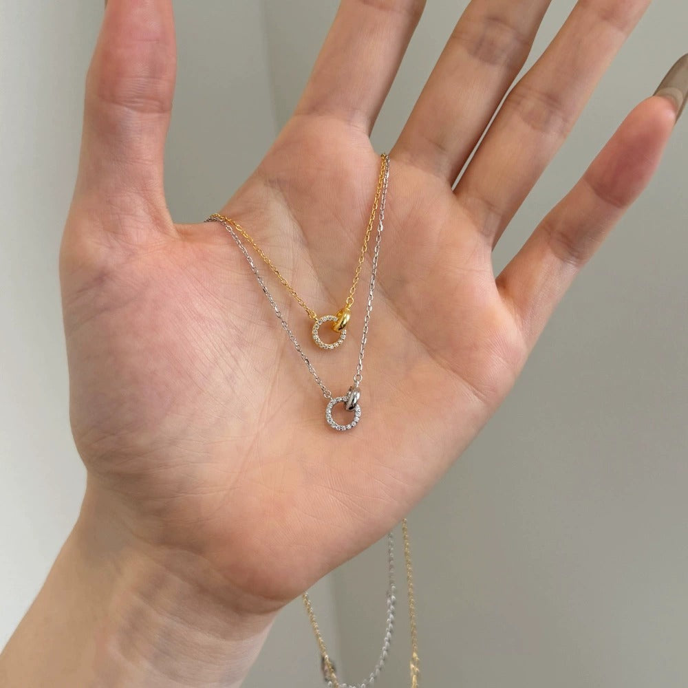 Anais Sparkle Link Necklace