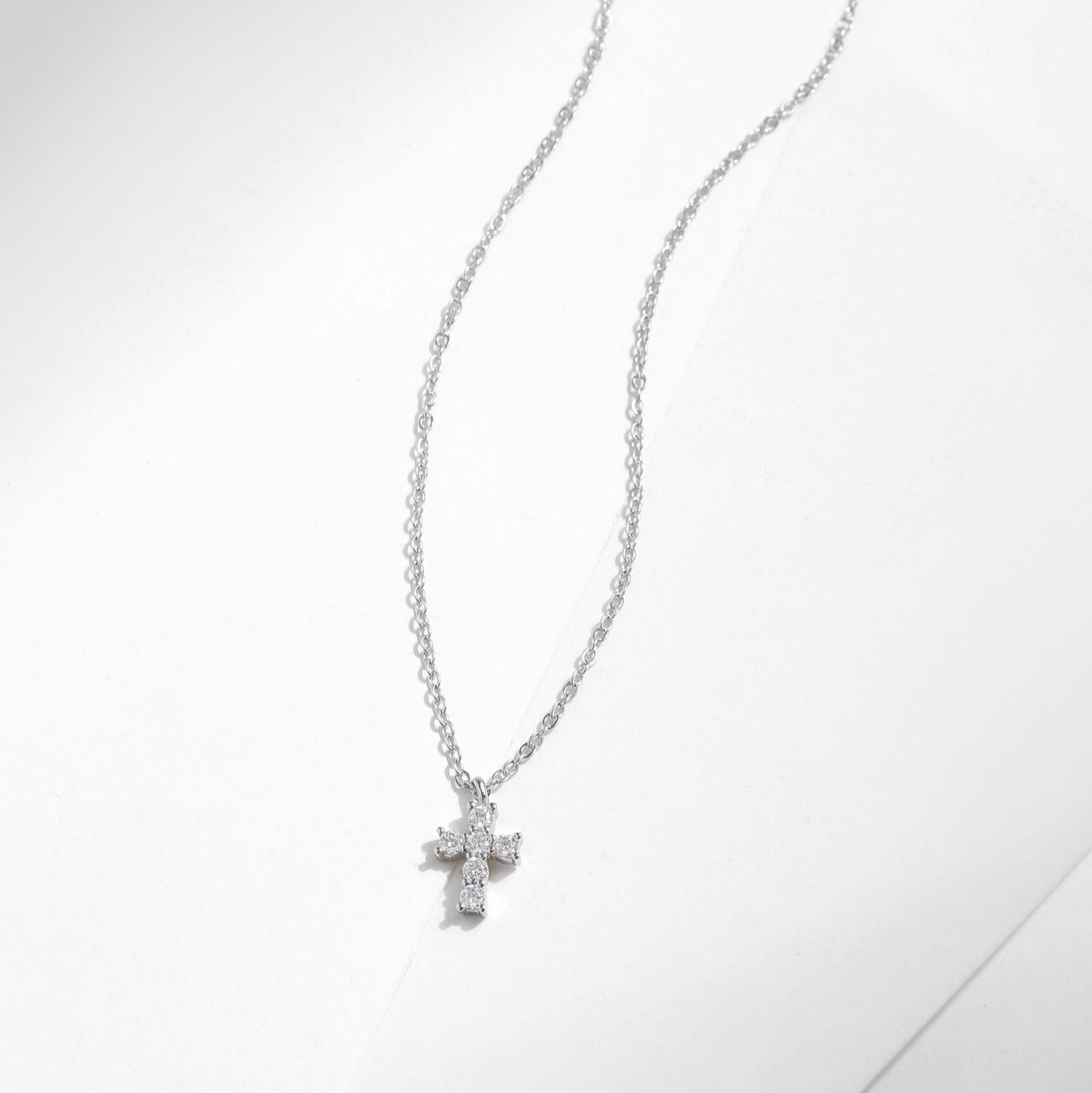 Chloé Crystal Cross Pendant