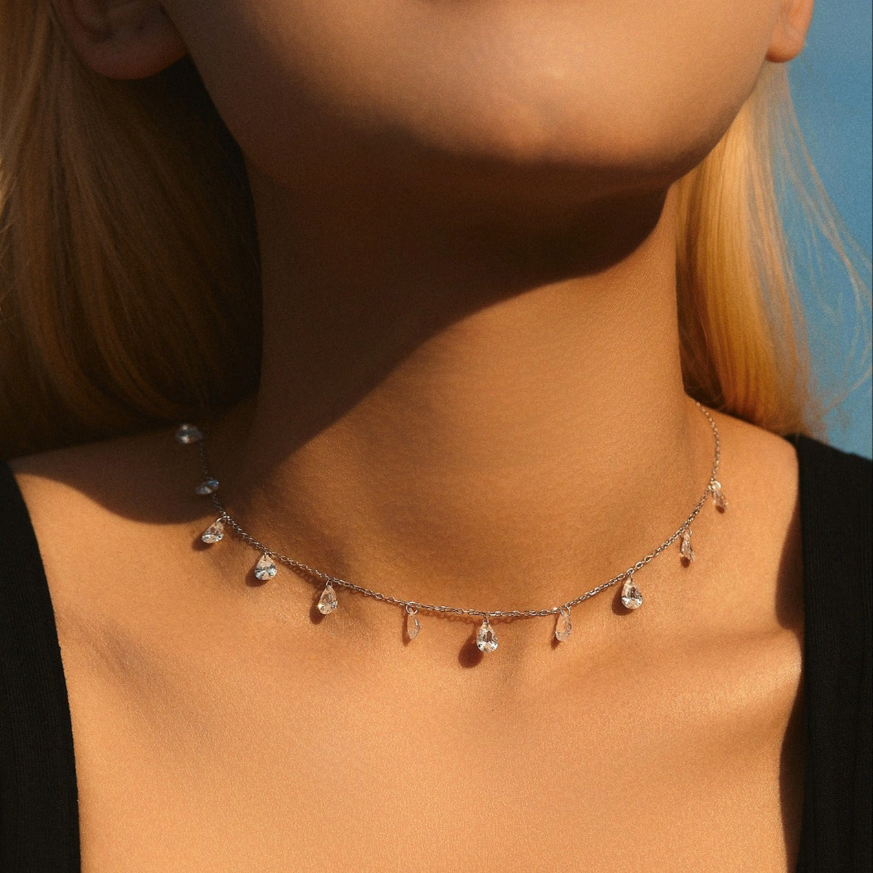 Elise Sparkling Dew Necklace