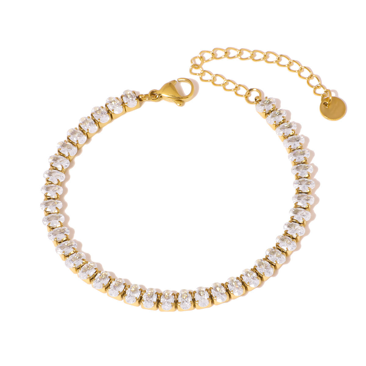 Gold Tennis Bracelet
