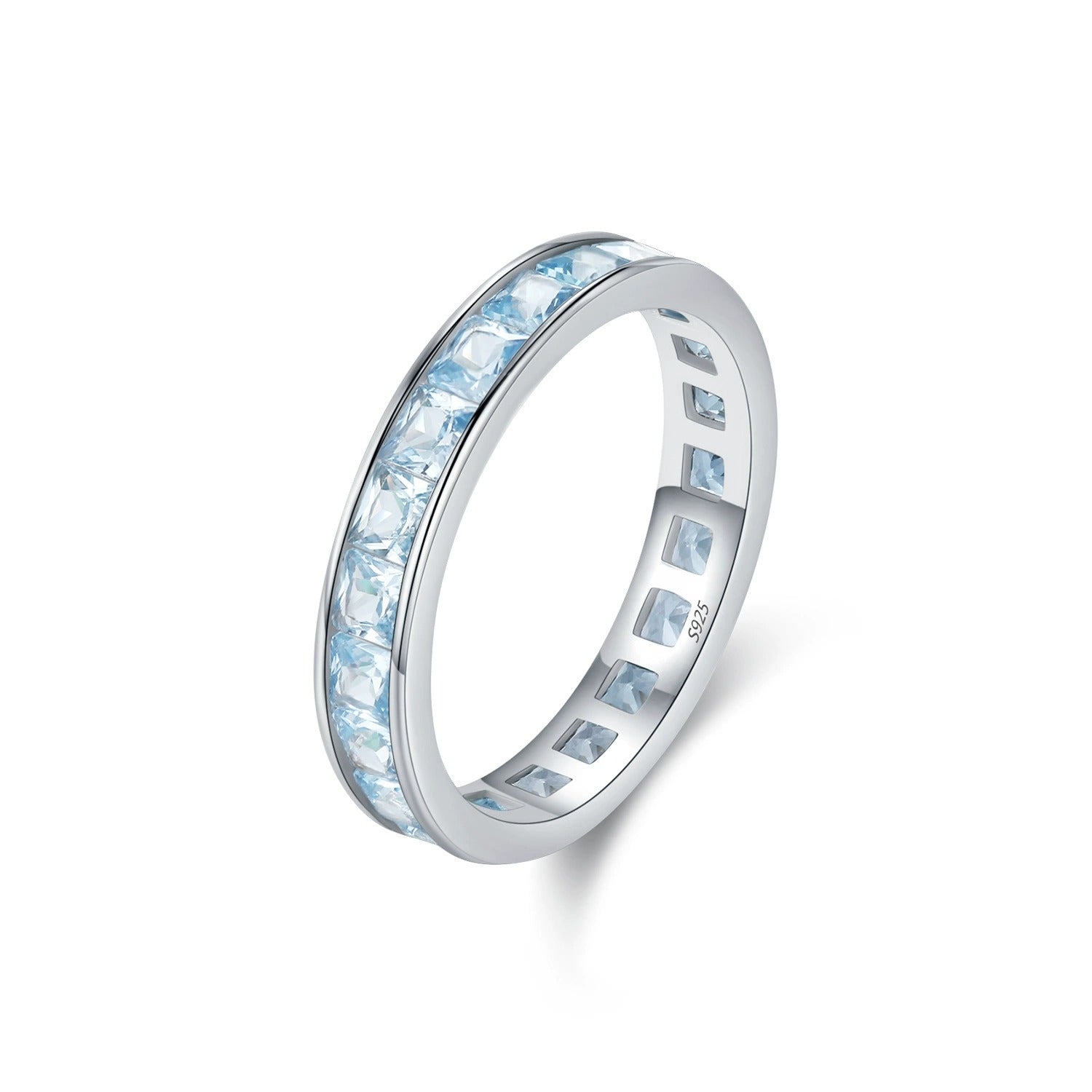 Sienna Blue Silver Band