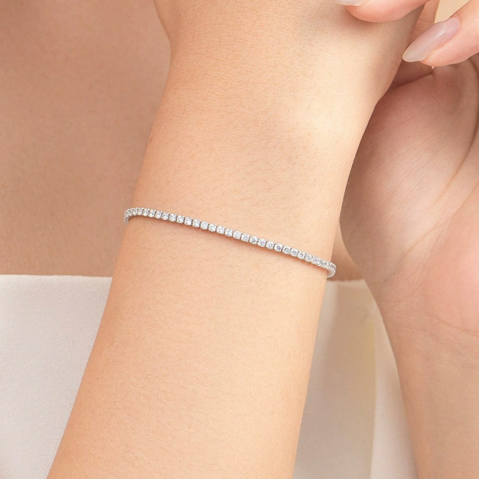 Emma Crystals Tennis Bracelet