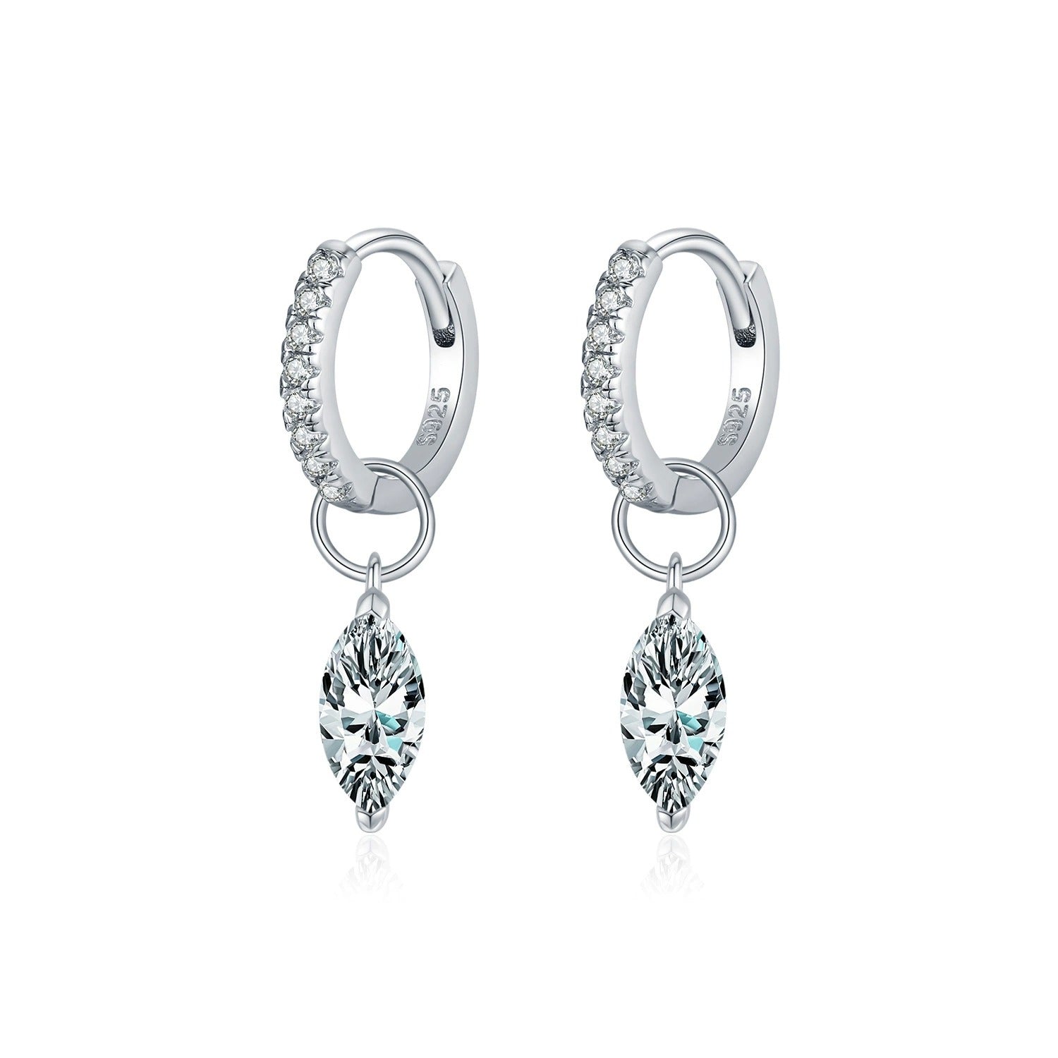 Luna Pavé Drop Earrings