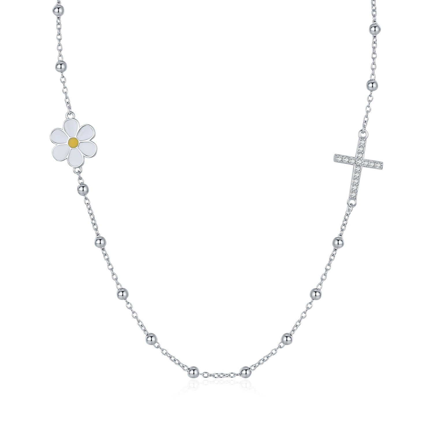 Olivia Marguerite Cross Necklace