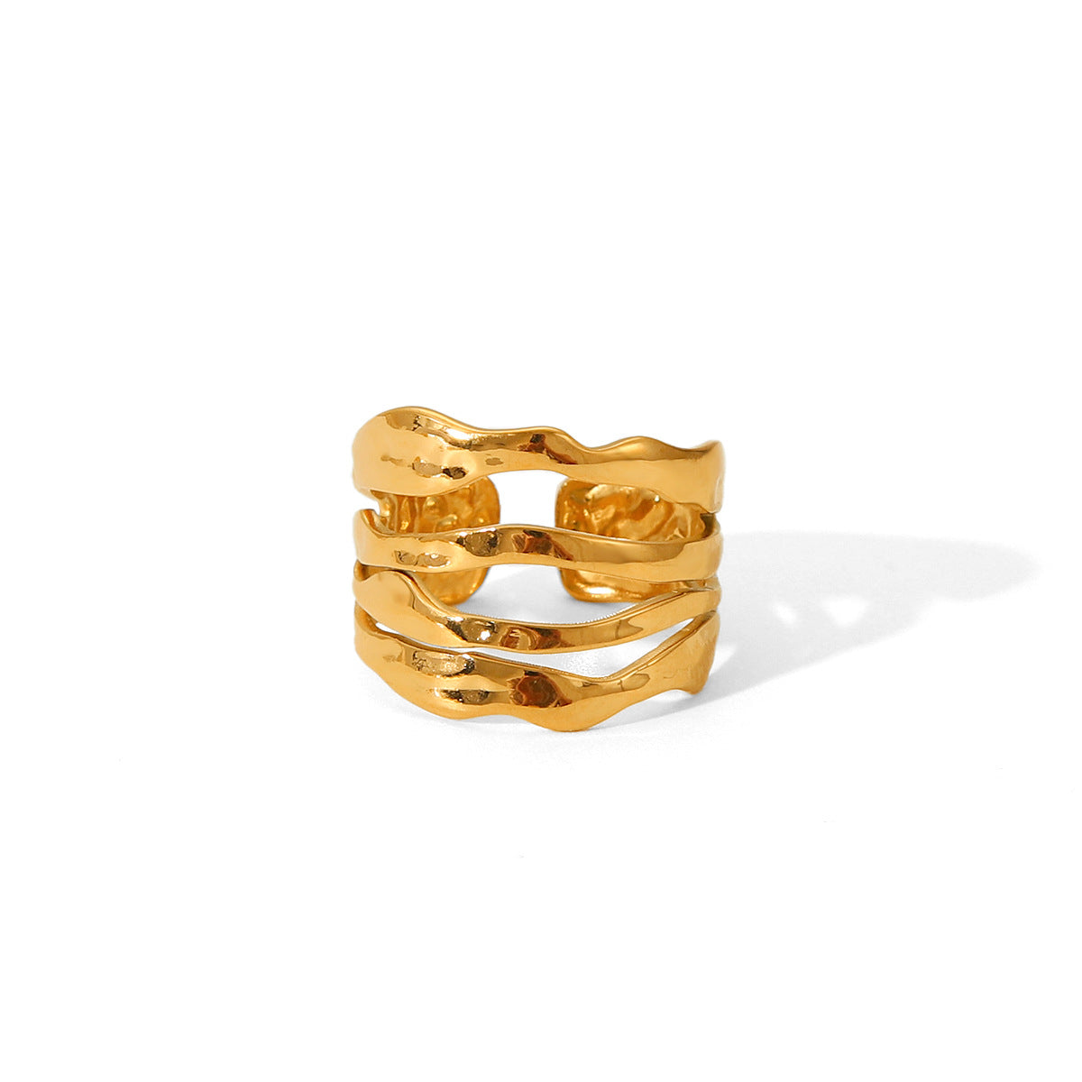 Hailey Layered Gold Ring