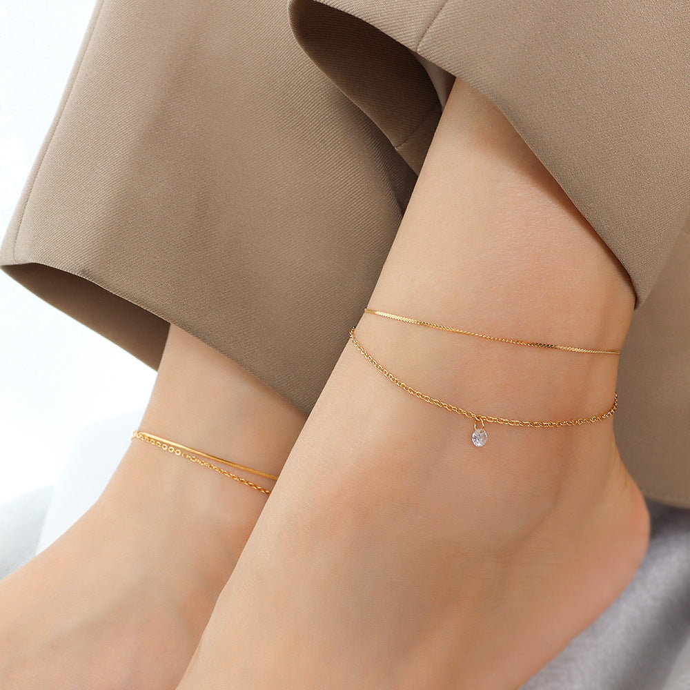 Lora Dainty Anklet