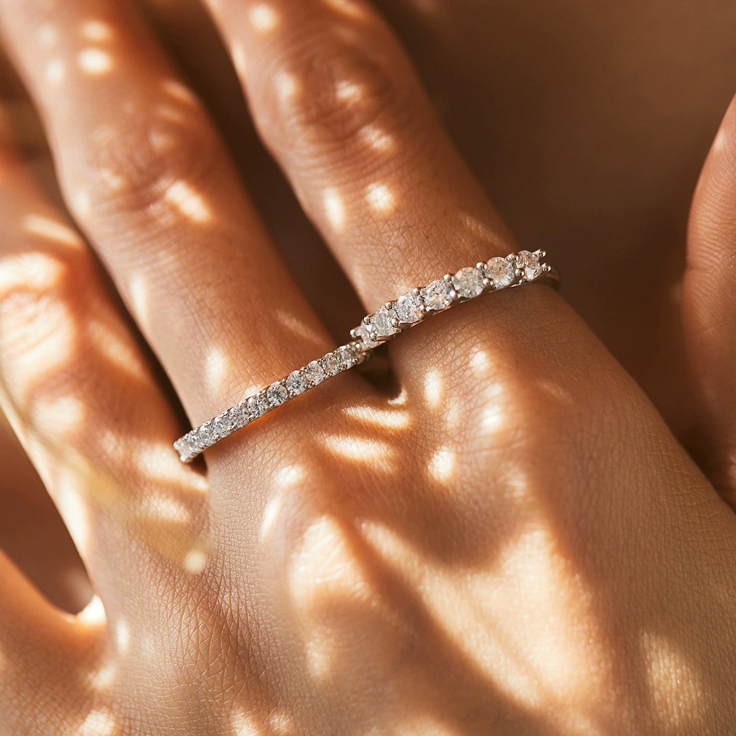 Emma Eternity Silver Ring