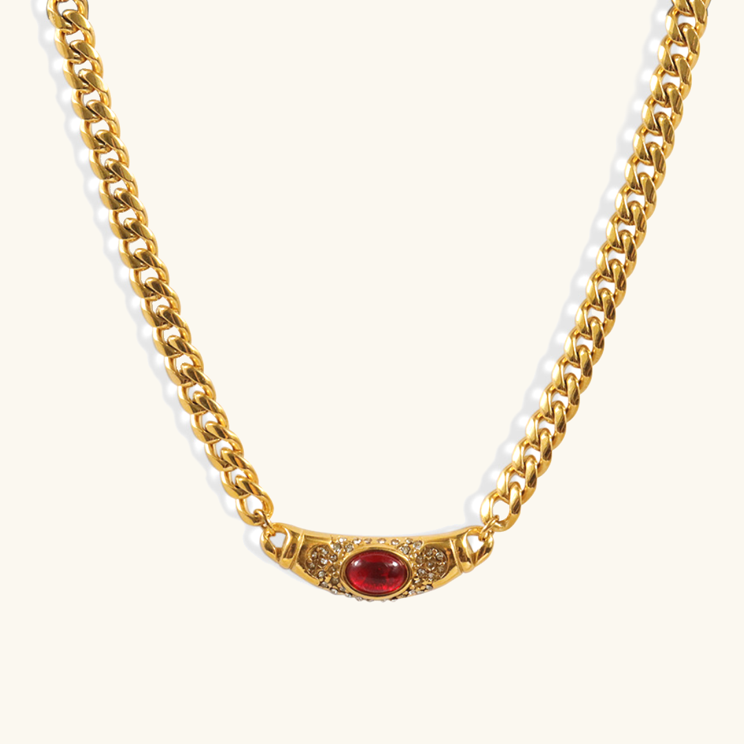 Lora Vintage Gold Necklace