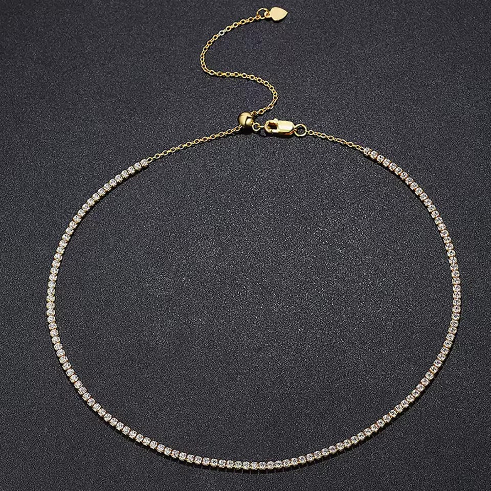 Emma Crystals Tennis Choker