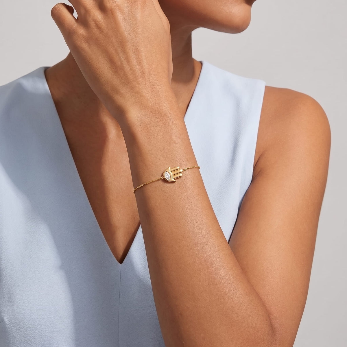 Hamsa Charm Bracelet