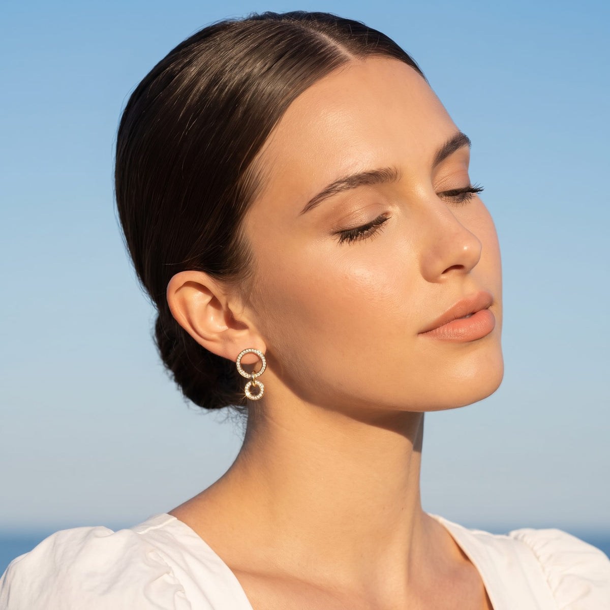 Double Circle Earrings