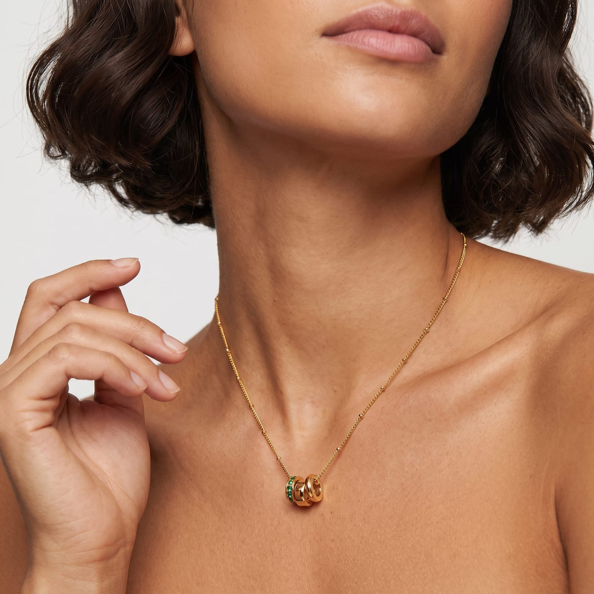 Three Ring Necklace