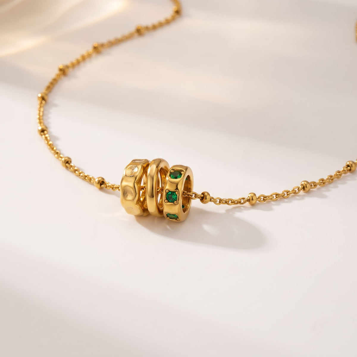 Three Ring Necklace