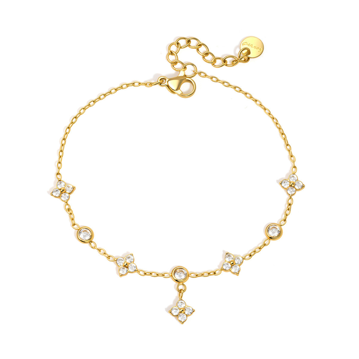 Clover Dangle Bracelet