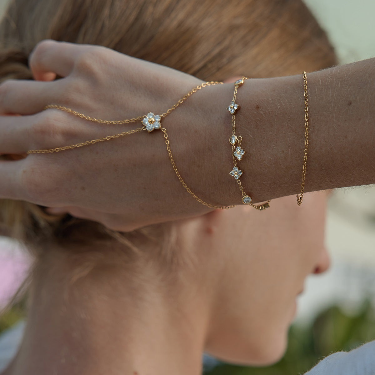 Clover Dangle Bracelet