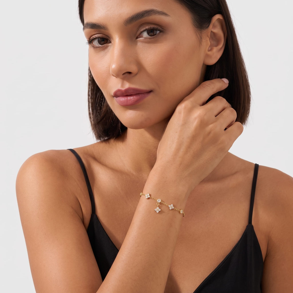 Clover Dangle Bracelet
