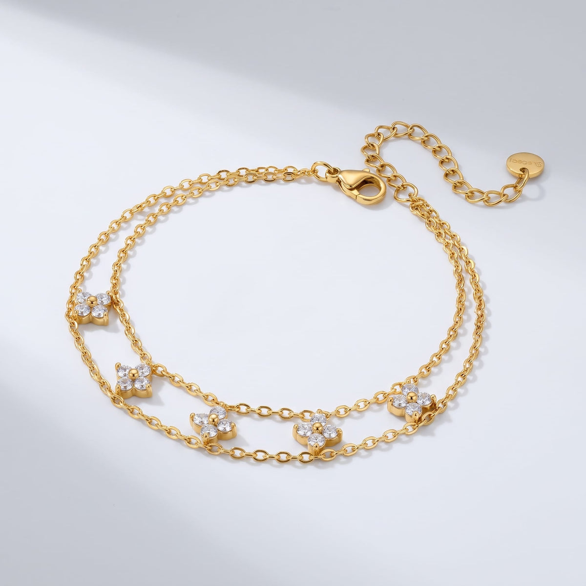 Layered Clover Bracelet