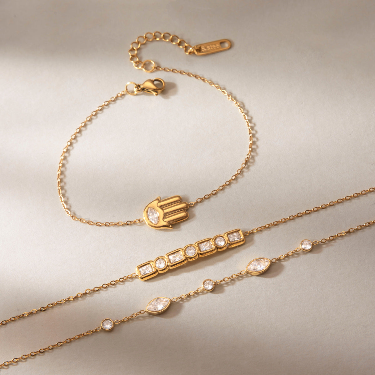 Marquise Station Bracelet