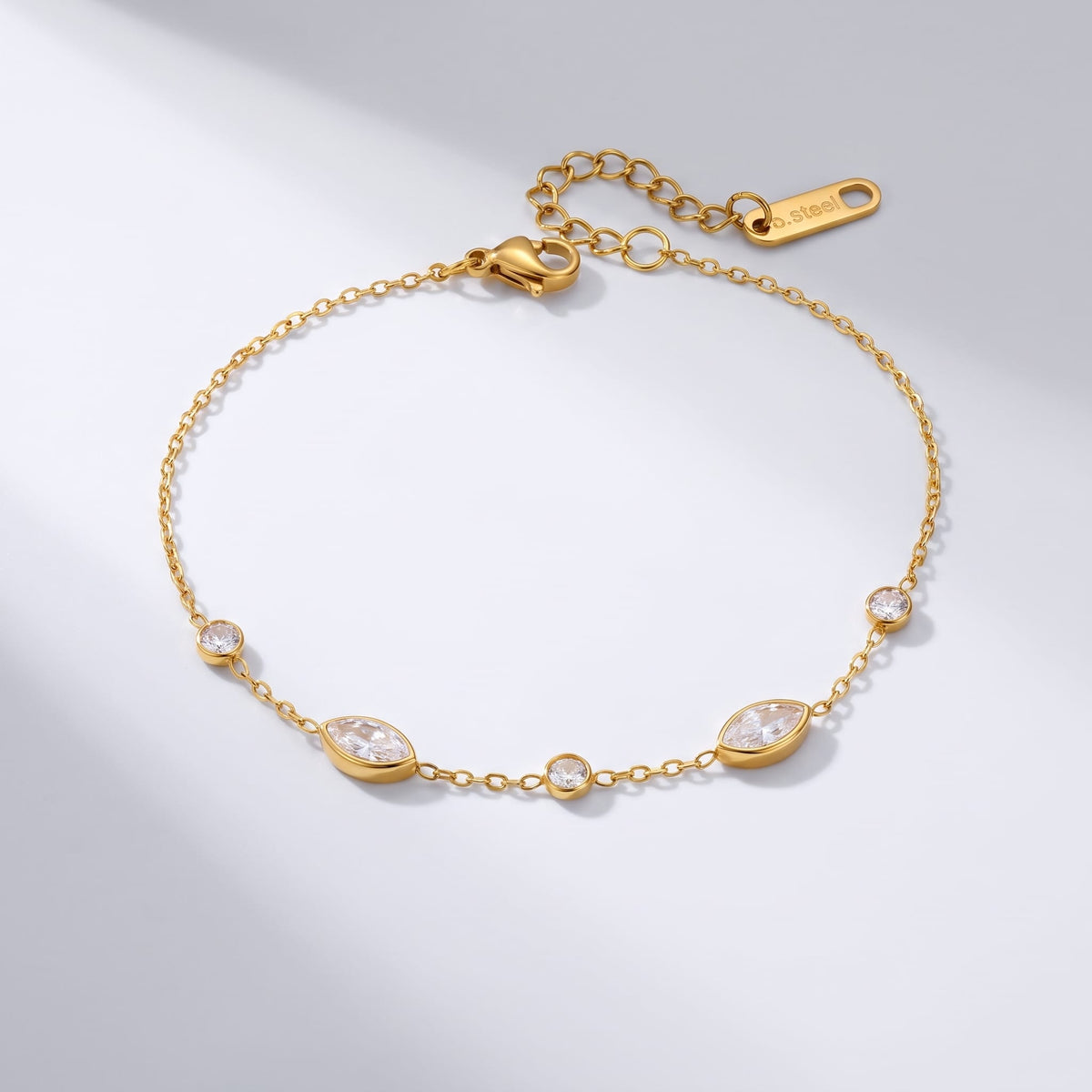 Marquise Station Bracelet