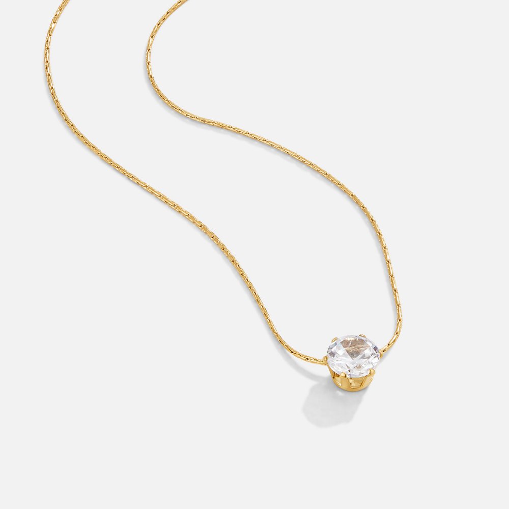Laura Round Crystal Necklace