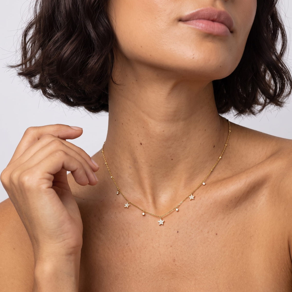 Star Drop Necklace