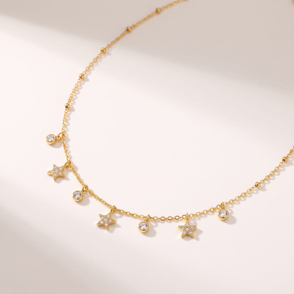 Star Drop Necklace