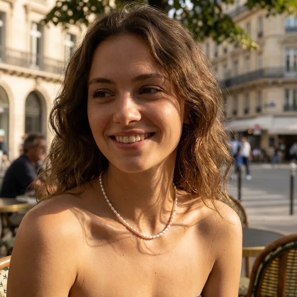 Lucie Pearl Necklace