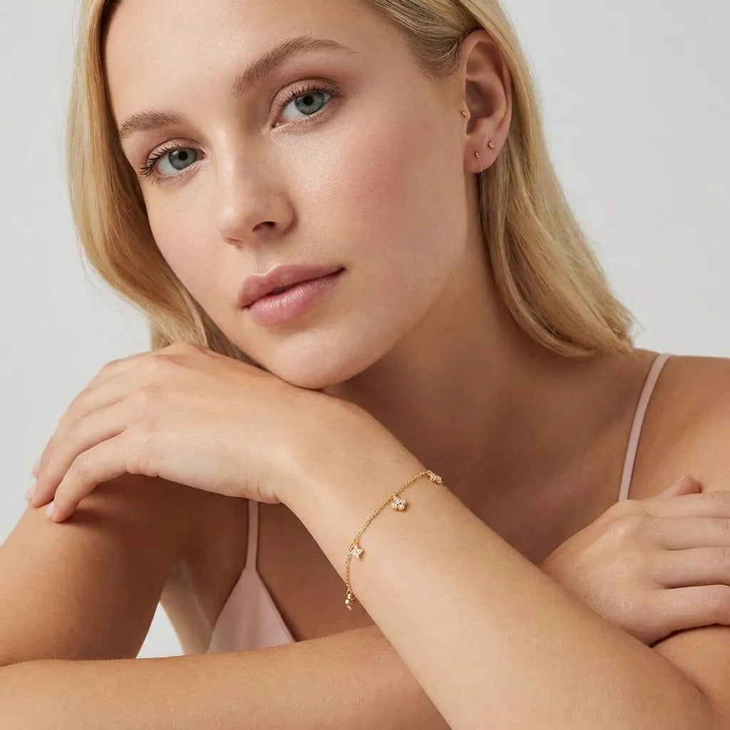 Lucie Glimmer Charm Bracelet
