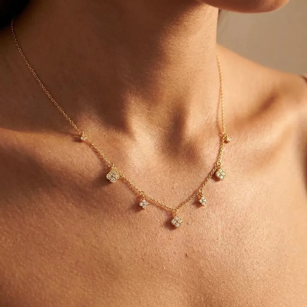 Aurélie Glimmer Charm Necklace