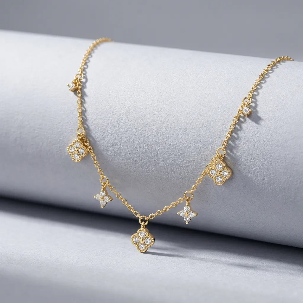 Aurélie Glimmer Charm Necklace