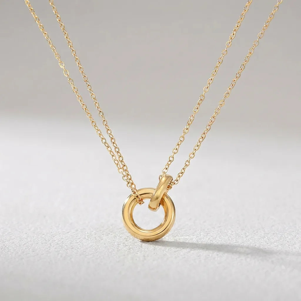 Harper Circle Link Necklace