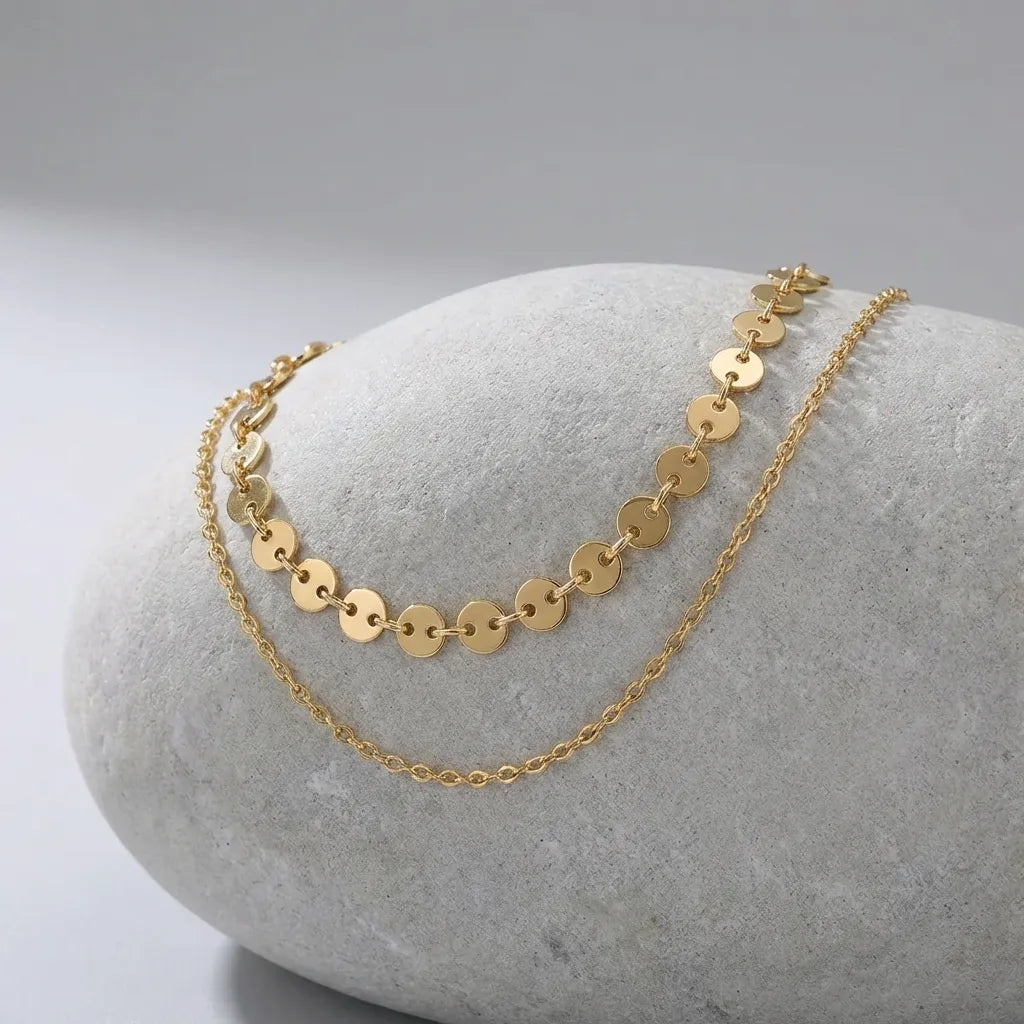 Eliane Disc Anklet