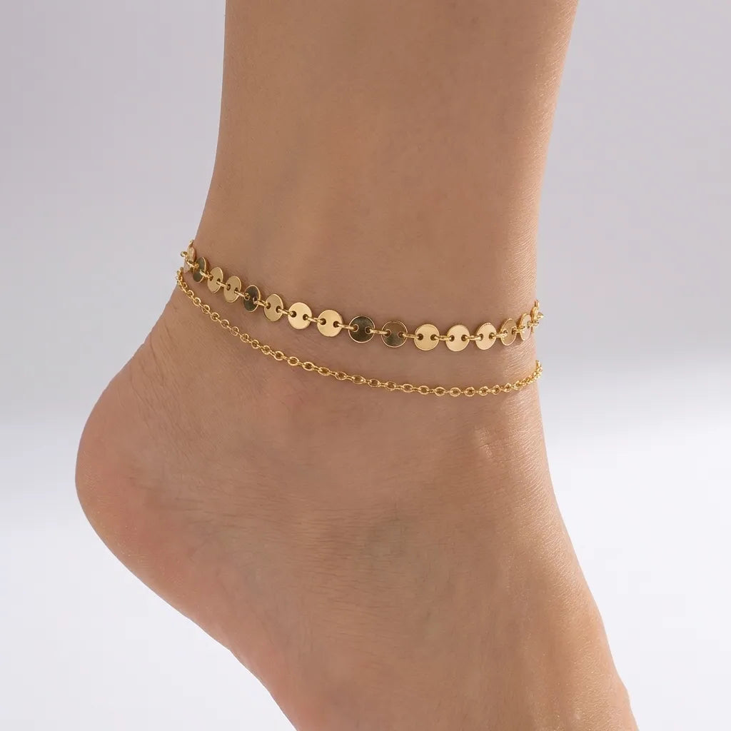 Eliane Disc Anklet