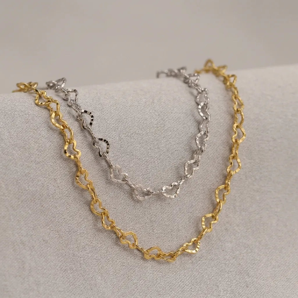 Léa Chain Heart Necklace