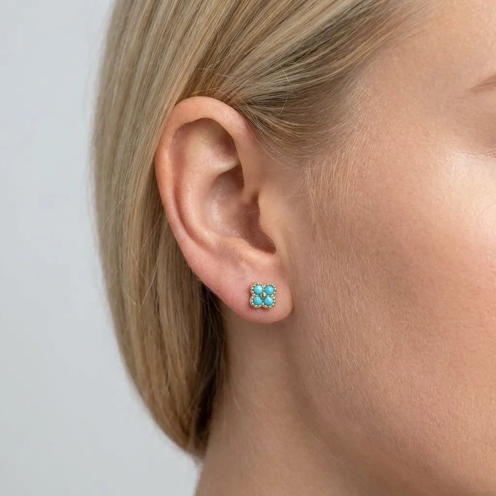 Cassidy Turquoise Stud Earrings