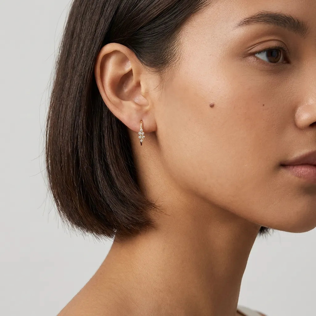 Camila Crystal Cluster Earrings