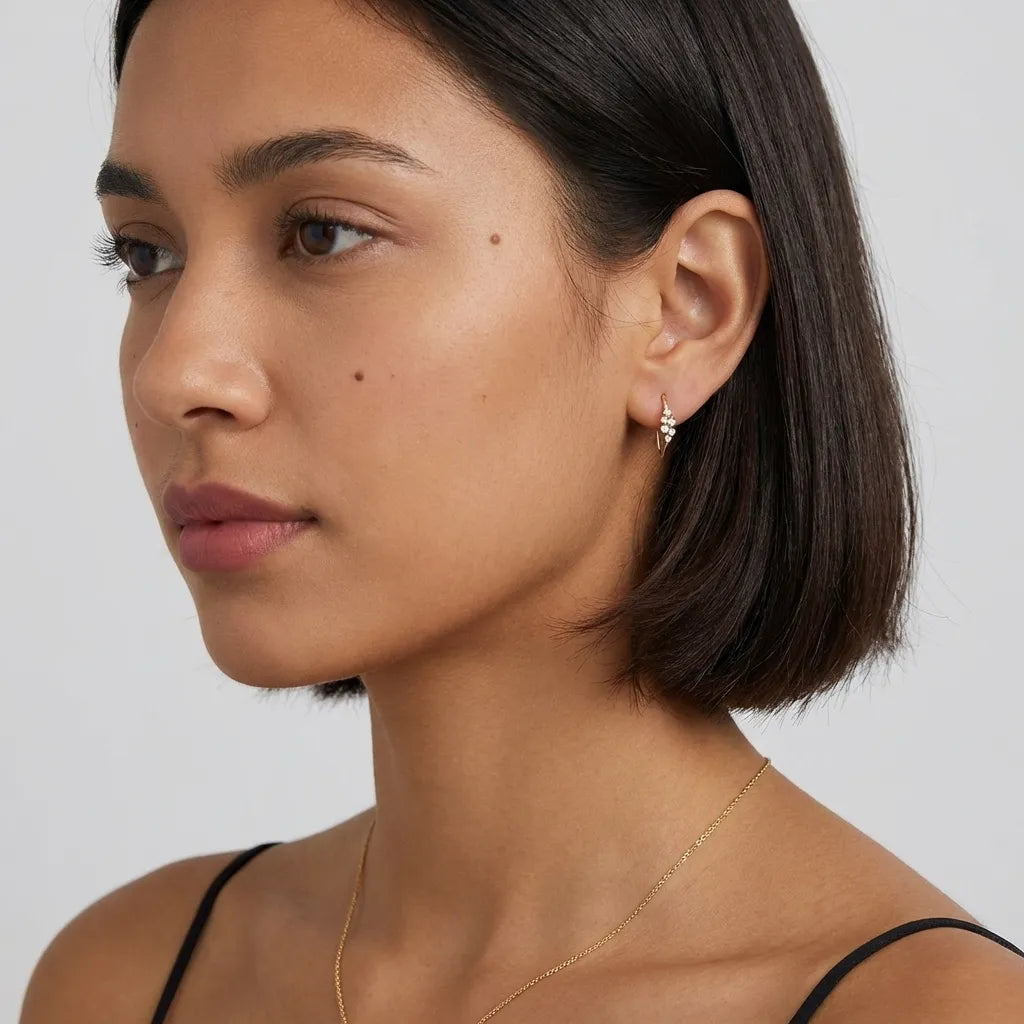 Camila Crystal Cluster Earrings