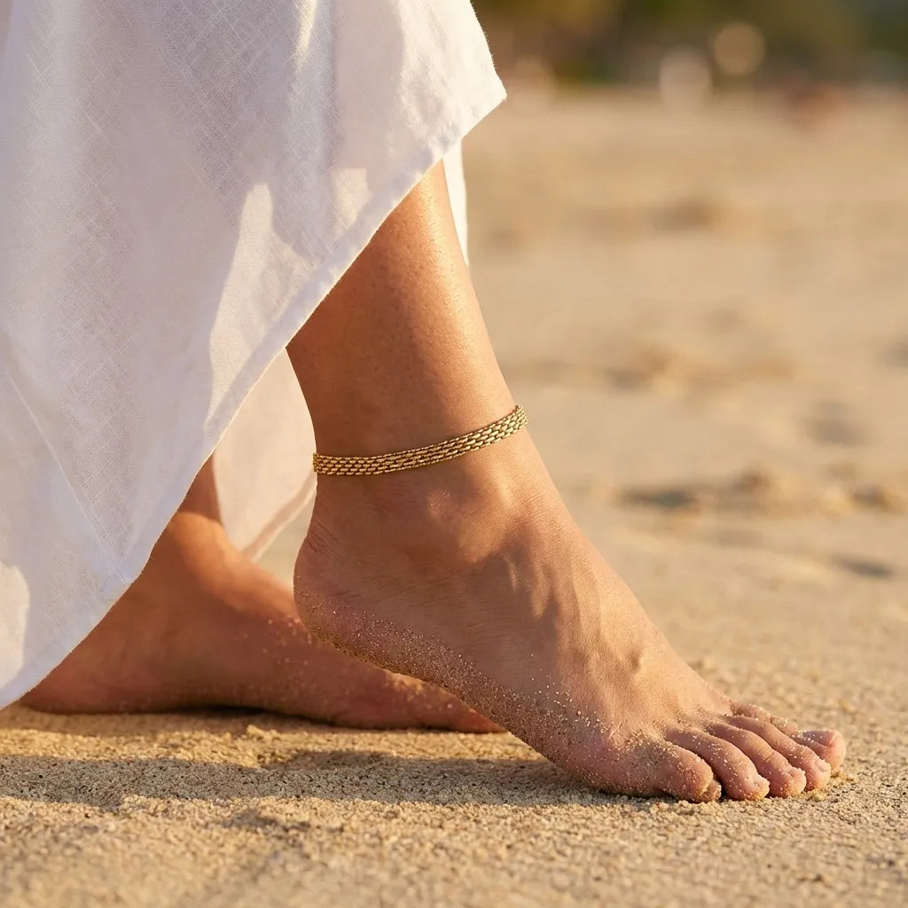 Chiara Gold Chain Anklet