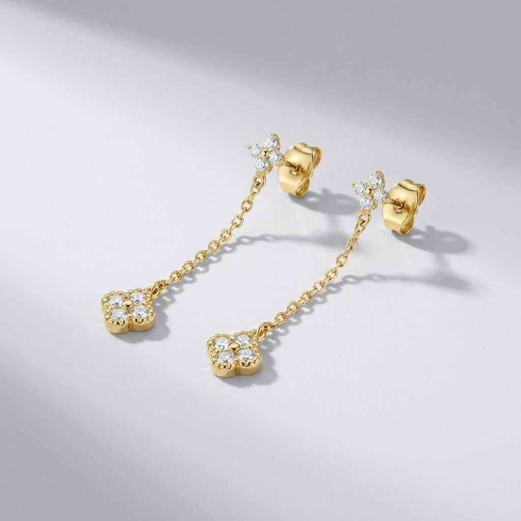Mia Sparkle Drop Earrings
