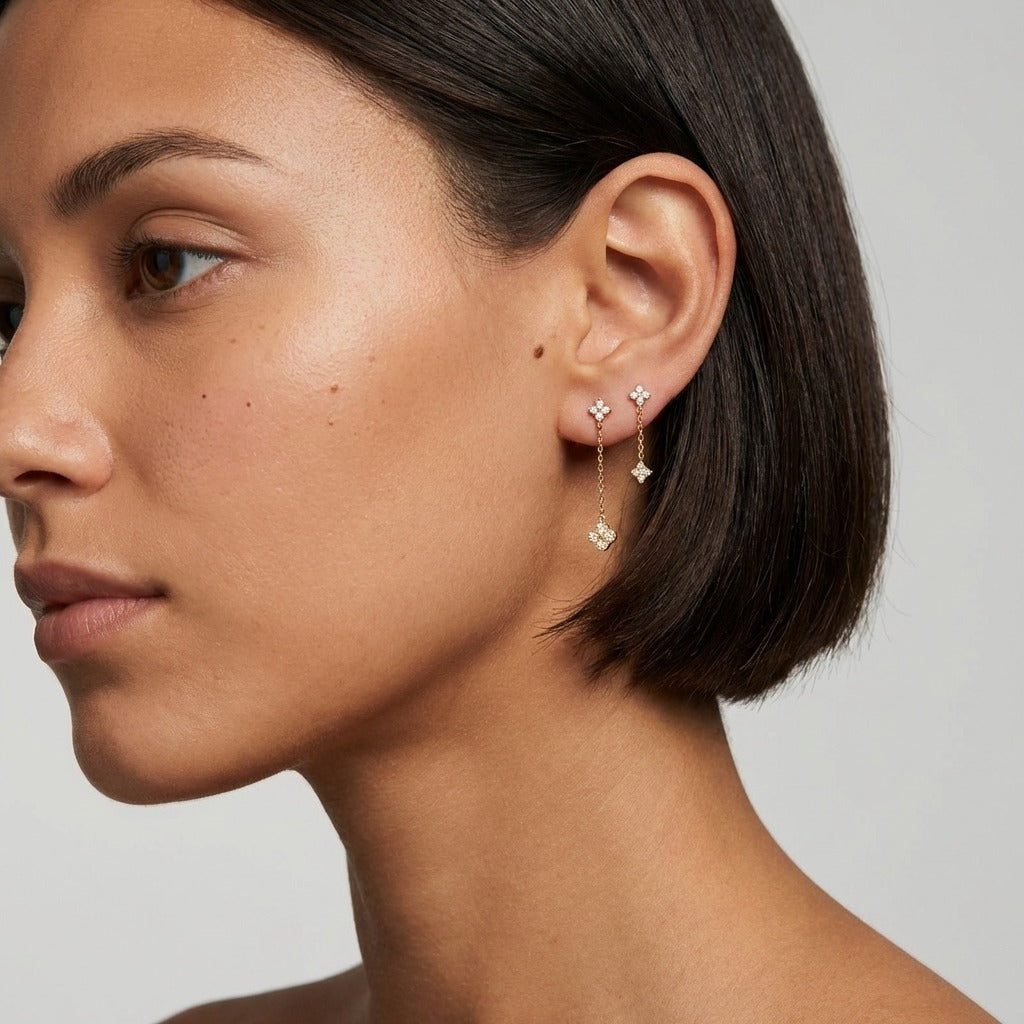 Mia Sparkle Drop Earrings