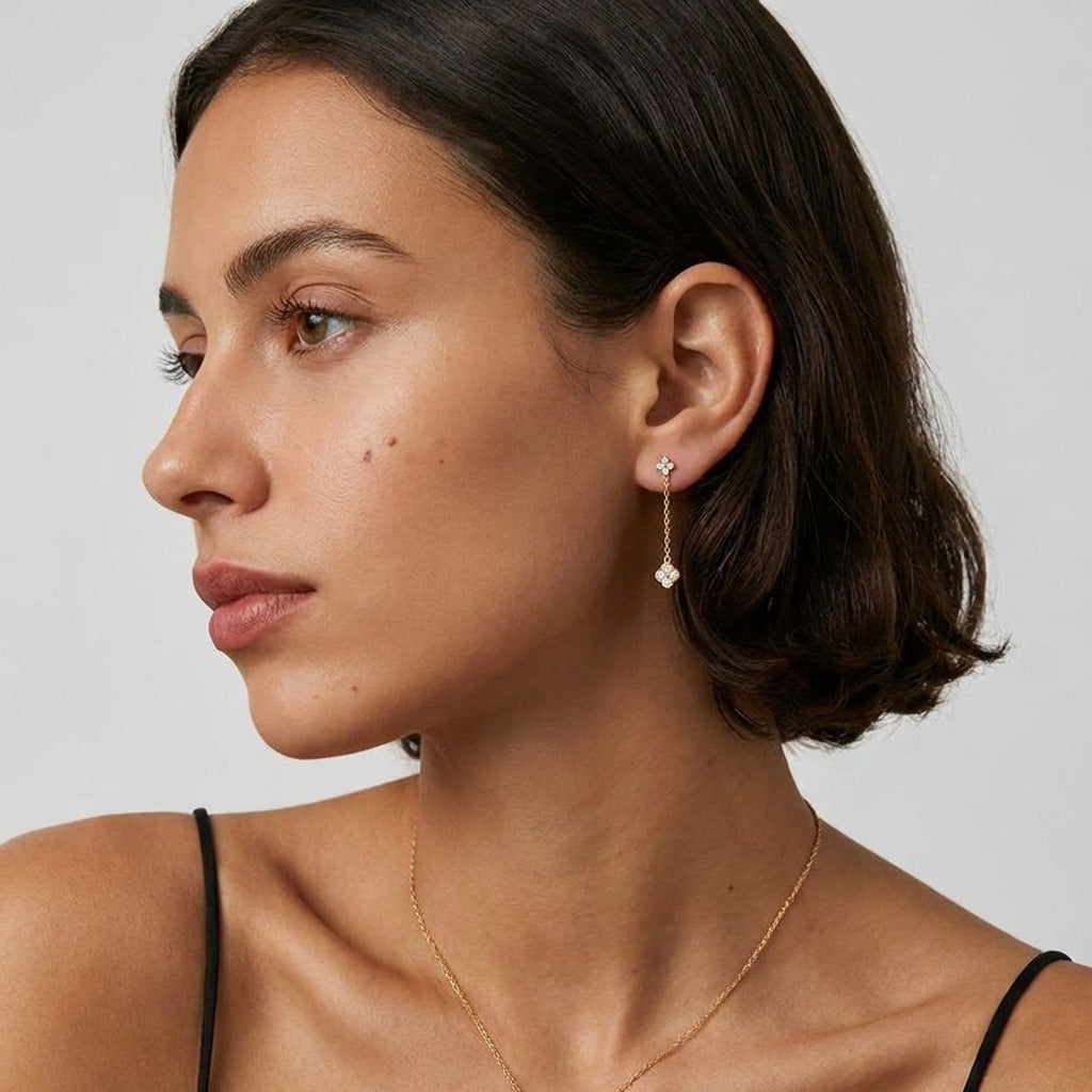 Mia Sparkle Drop Earrings