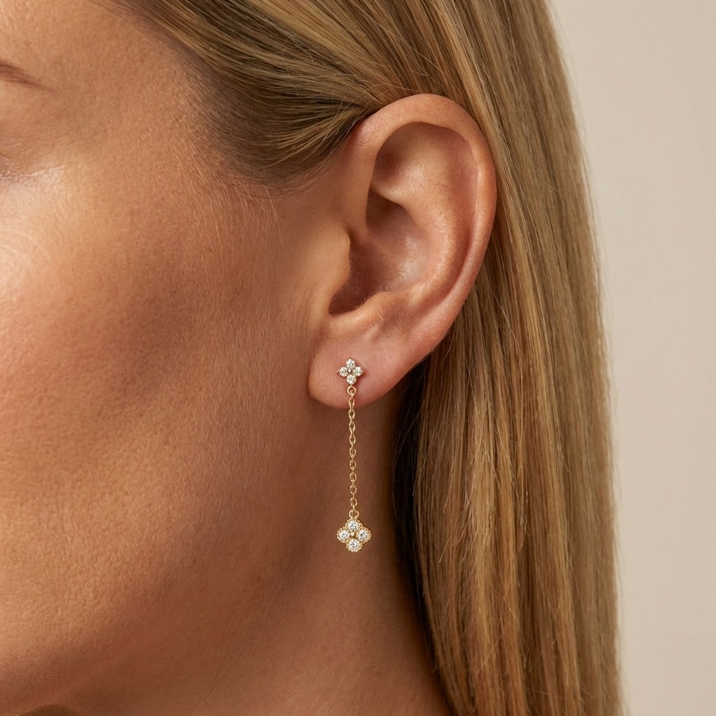 Mia Sparkle Drop Earrings