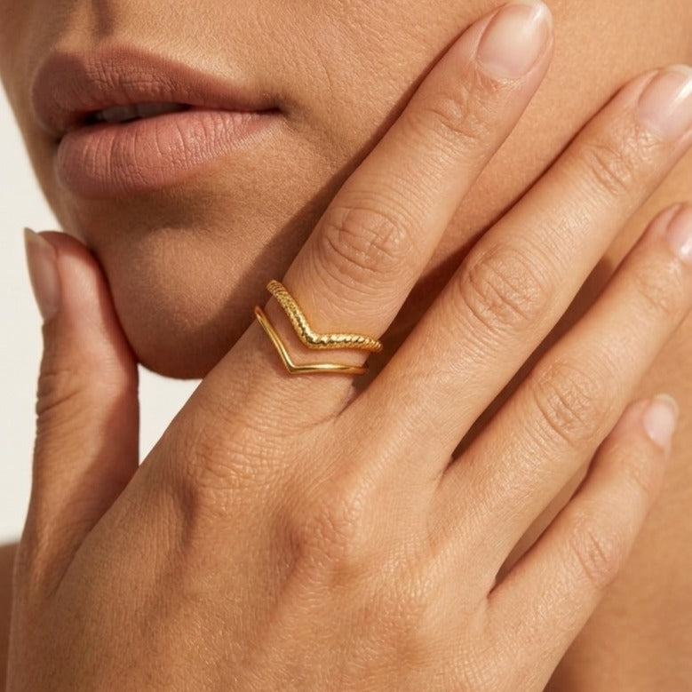 Laura Layered Gold Ring