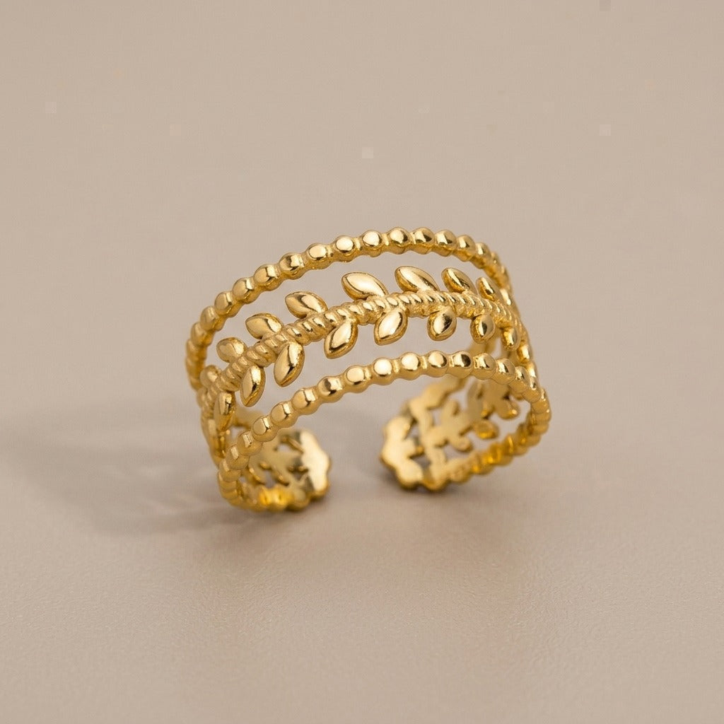 Maria Gold Leaf Ring